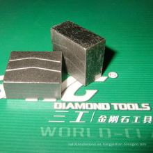 De buena calidad Segmentos de corte de granito, segmento de la cuchilla de diamante